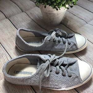 Converse gray dainty ox woman’s shoes